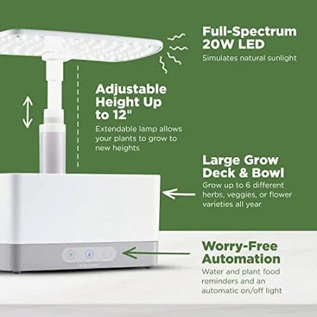 AeroGarden 100690-WHT Harvest With Heirloom Salad Greens Pod - Scratch & Dent