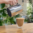HOME COFFEE SOLUTIONS HCS MILK FROTHING JUG / PITCHER 550ML STAINLESS STEEL - Like New
