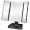 AirExpect Makeup Mirror Trifold Vanity Mirror with 72 LED Lights - BLACK Like New