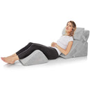 AllSett Health 4 PC Bed Wedge Pillows Set - Orthopedic Wedge - Scratch & Dent