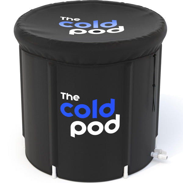 The Cold Pod Cold Plunge Tub - 88 Gallons, Solid Black, Nylon & PVC Like New