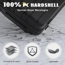 CARRY ON LUGGAGE 22X14X9 AIRLINE APPROVED HARD SUITCASES SPINNER WHEELS - BLACK - Like New