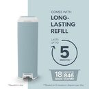 DIAPER GENIE PLATINUM PAIL I000646 - GLACIAL BLUE - Brand New
