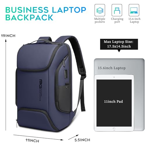 FUTURE AESTHEICS BUSINESS LAPTOP BACKPACK COMMUTE 7267B - BLUE - Like New