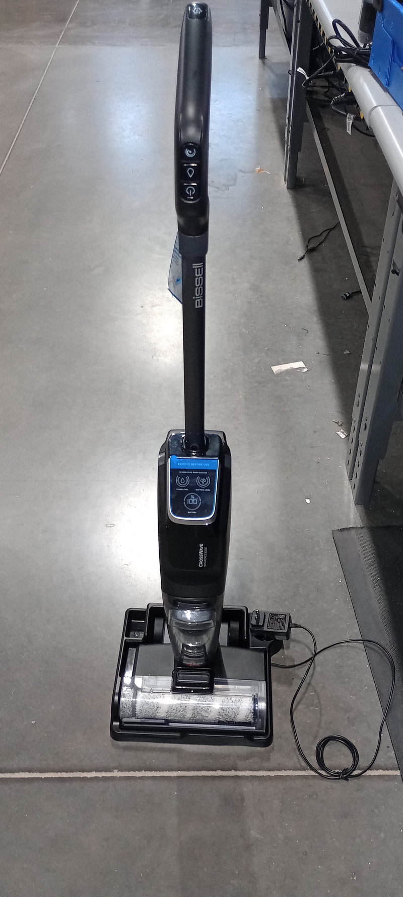 BISSELL CROSSWAVE OMNIFORCE EDGE WET DRY VACUUM CORDLESS - BLACK - Like New