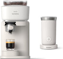 Philips Baristina Espresso Machine+Milk Frother Bundle - White (BAR303/00) - Like New