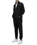 GALAXY BY HARVIC MEN'S SWEATER JOGGER POLAR 2 PIECE SET - SIZE: MEN L - BLACK - Brand New