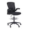 AMAZON BASICS MID-BACK MESH OFFICE CHAIR STOOL ADJUSTABLE FOOTREST FLIP-UP ARMS - Like New