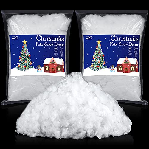 RUISITA 2 PACK CHRISTMAS FAKE SNOW 17.6 OZ - WHITE - Brand New