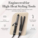 MILAYA BEAUTY LARGE HEAT RESISTANT MAT CURLING IRON HOLDER & FLAT IRON HOLDER - Like New