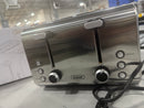 GEVI TOASTER 4 SLICE - STAINLESS STEEL - Like New