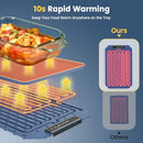 KOURICE WARMING MAT FOR FOOD 4 LEVEL ADJUSTABLE TEMPERATURE - NAVY BLUE - Like New