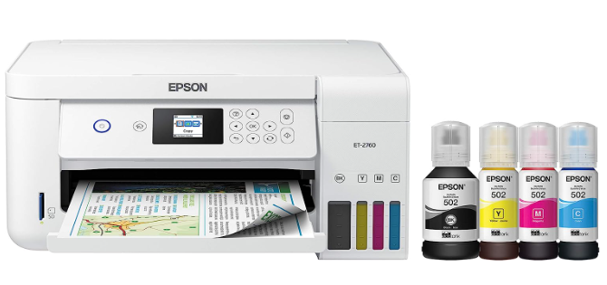 For Parts: Epson EcoTank ET-2760 All-in-One Printer White MOTHERBOARD DEFECTIVE