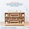 ECR4KIDS MOBILE BLOCK STORAGE CART, MEDIUM, CLASSROOM FURNITURE, NATURAL - Like New