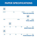 Hammermill Printer Paper, 20 lb Copy, 4,000 Sheets - 92 Bright, Made in USA - Brand New