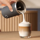 PHILIPS ELECTRIC BARISTINA HOT & COLD MILK FROTHER, CUSTOM TEMPERATURE - BLACK - Like New