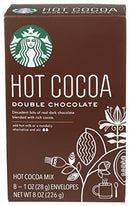 STARBUCKS HOT COCOA MIX PACKETS, 8 PACKETS PER BOX LOT-61236 - Brand New