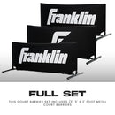 Franklin Sports Portable Pickleball Court Barriers 3 Court Dividers - Like New