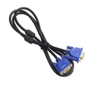 EKYLIN VGA CABLE 5FT MALE TO MALE VIDEO EXTENSION CABLE - BLACK/BLUE - Like New