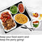 CHEFMAN ELECTRIC WARMING TRAY ADJUSTABLE TEMPERATURE GLASS TOP 21” X 16” - BLACK - Like New