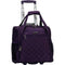 Rockland Melrose Upright Wheeled Under-Carrier Luggage BF31 - Purple, 15" - Brand New