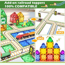 SOYEE 56 PCS MAGNETIC TILES ROAD TOPPERS SET AGES 3+ - MULTI - Like New