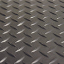 Rubber-Cal Diamond-Plate Rubber Flooring Roll 3 mm x 4 ft x 3 ft Roll - Black - Brand New