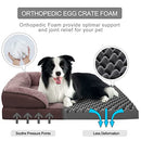 Orthopedic Dog Beds for Large Dogs, Foam Pet Sofa Waterproof Lining B0B4W6B6PV - Brand New