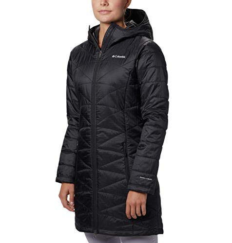 COLUMBIA WOMEN'S MIGHTY LITE HOODED JACKET SIZE 2XL BLACK - Brand New