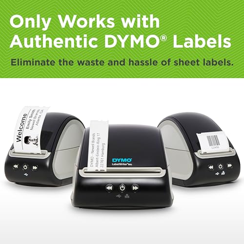 DYMO LABELWRITER 5XL LABEL PRINTER AUTOMATIC LABEL RECOGNITION - BLACK/GRAY - Like New