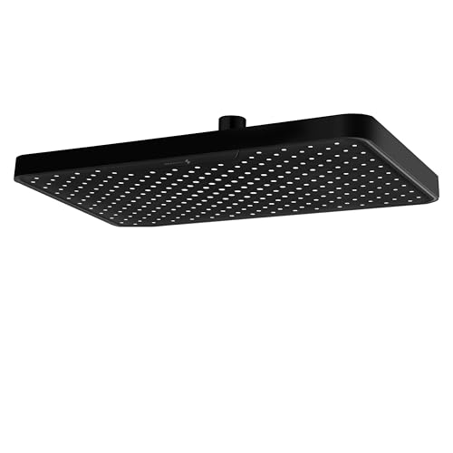 SparkPod 12" Black Rain Shower Head - Ceiling or Wall Mount - - Scratch & Dent