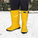 Enguard Yellow Slush Boots, Over The Shoe Rubber Heavy Duty Waterproof 12 - Like New