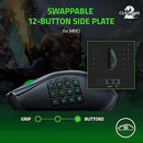 Razer Naga Pro Wireless Gaming Mouse Interchangeable RZ01-0342 - Black - Like New