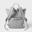 ALL IN MOTION FAUX NEOPRENE TOTE BACKPACK - HEATHERED GRAY - Like New