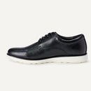 AMAZON ESSENTIALS MEN'S CASUAL DERBY DRESS PADDED COLLAR SIZE 10 BLACK - Brand New