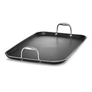HEXCLAD DOUBLE BURNER HYBRID NONSTICK GRIDDLE PAN BBQ DISHWASHER SAFE 18" - Brand New
