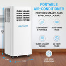 LIFEMASTER 8,000 BTU PORTABLE AIR CONDITIONERS, ROOM AIR CONDITIONER - WHITE - Like New