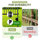 Idzo 4 Pack Decorative Garden Fence Border 36in(L) x44in(H) Animal Barrier Dogs - Like New