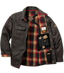 LEGENDARY WHITETAILS MEN'S CCW SHIRT JACKET WAXED - SIZE L - TARMAC - Like New
