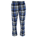 Ten West Apparel Men's Flannel Pajama Pants Black/Blue M - Brand New