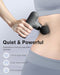MORELAX MINI MASSAGE GUN PERCUSSION MUSCLE MASSAGER BACK PAIN RELIEF - SILVER - Brand New