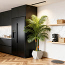 NOVAROOT ARTIFICIAL 6FT PALM TREE WITH CEMENT POT -GREEN/BLACK - Like New
