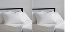 Amazon Basics Lightweight Super Soft Microfiber Pillowcases, Pack of 2 - White - Brand New