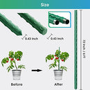 Ativia 6FT 25PCS Garden Stakes Plant Support Steel Tube & Plastic Coated Sticks - Like New