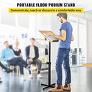 VEVOR Lectern Podium Stand, Height Adjustable Laptop Table, - Scratch & Dent