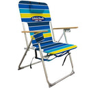 Cabana Beach Folding Beach Chair, 4 Position Portable Backpack Foldable - Stripe - Like New