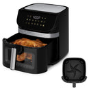 KITCHEN ELITE AIR FRYER OVEN STAINLESS 9.5QT LARGE KE-AF-104-95QT-BKW - BLACK - Like New