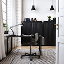 ODK Computer Writing Desk 47 inch Sturdy Office Table - Black - Brand New