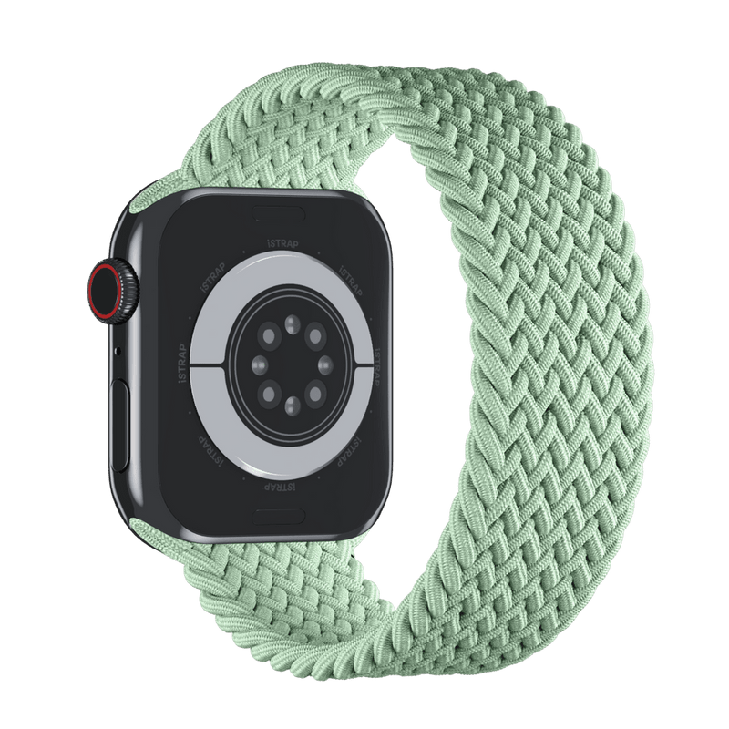 APPLE WATCH BRAIDED SOLO LOOP BAND 40MM, SIZE 6 - PISTACHIO - Like New
