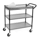 WDT 990Lbs Capacity Heavy Duty Rolling Utility Cart NSF CCHH-010 Black - Like New